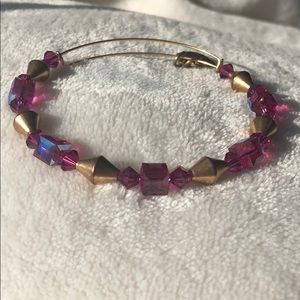 Alex And Ani Swarovski Pink Bangle